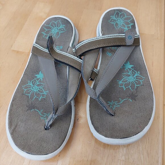 Hi Tec Women's Soul.Rider2 Bermuda Toe Post Slip on Sandals Size 10 - Picture 2 of 10
